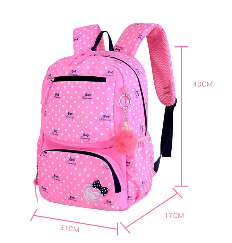3 шт./компл. печать школьные сумки рюкзак Школьный Модные Детские милые рюкзаки для детей девочек школьный студенческий Mochila