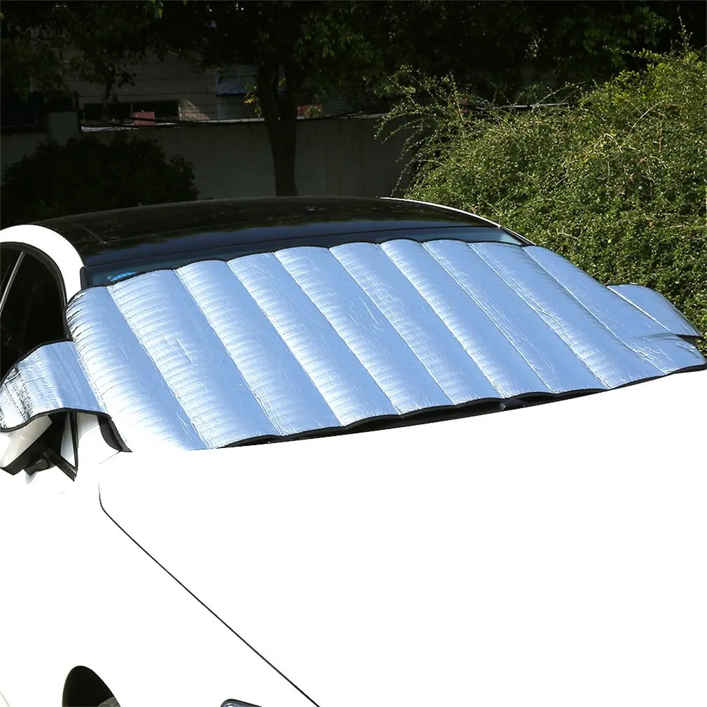 

Practical Car Windscreen Cover Anti Ice Snow Frost Shield Dust Protection Heat Sun Shade Ideally for Front Car Windshield
