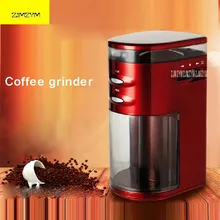 Электрическая кофемолка 220 В, Высококачественная коробка для хранения кофе из нержавеющей стали с лезвием, мельница для кофейных зерен с емкостью 100 г, TSK-9272