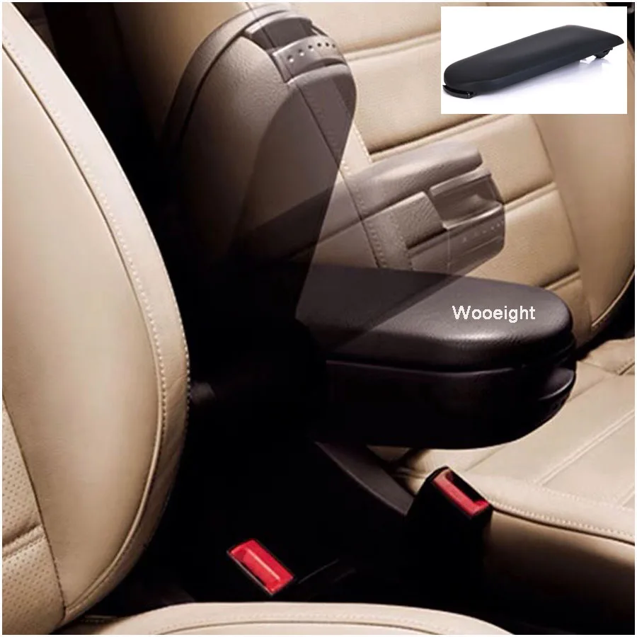 

Wooeight Black Leather Center Console Armrest Cover Lid 18D 867 173 For VW B5 Jetta 4 Bora MK4 Golf 4 MK4 Skoda Octavia Passat
