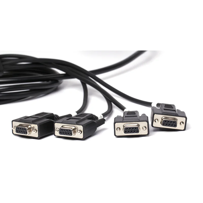 Новинка! OBD2 16 Pin 1 штекер на 4 DB9 интерфейс для RS232 OBD 2 Ccable диагностический