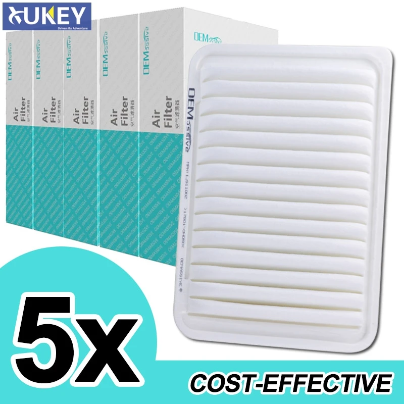 

5pcs Car Engine Air Filter For Toyota Venza Camry 2009 2010 2011 2012 2013 2014 2015 2016 2.7L 2.4L 2.5L 17801-0H050 17801-08030