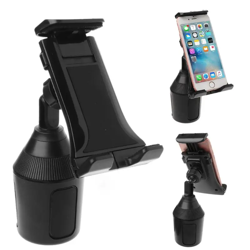 

Universal Adjustable Car Cup Holder Mount Cradle for iphone iPad Samsung Galaxy Xiaomi Huawei 3.5"-11" Cellphone or Tablet