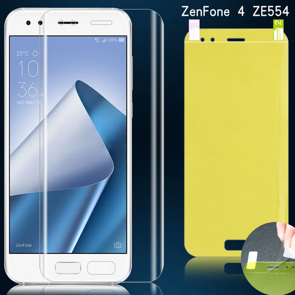 

Soft Hydrogel Film zenfone 4 Max 3 Zoom Full coverage Screen Protector Asus ZE553KL ZE552KL ZC553KL ZE554KL ZC554KL nano film
