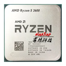 Процессор AMD Ryzen 5 3600 R5 3600 3,6 ГГц шестиядерный ЦП с двенадцатью потоками 7нм 65 Вт L3 = 32 м 100-000000031 сокет AM4