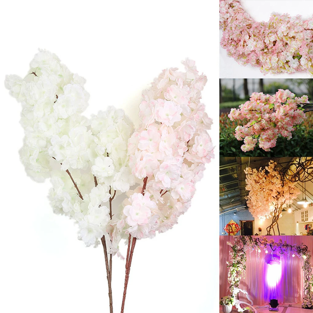 

1 Branch Cherry Flower Cloth Artificial Flowers Home Decorations Wedding Fake Simulation Flowers