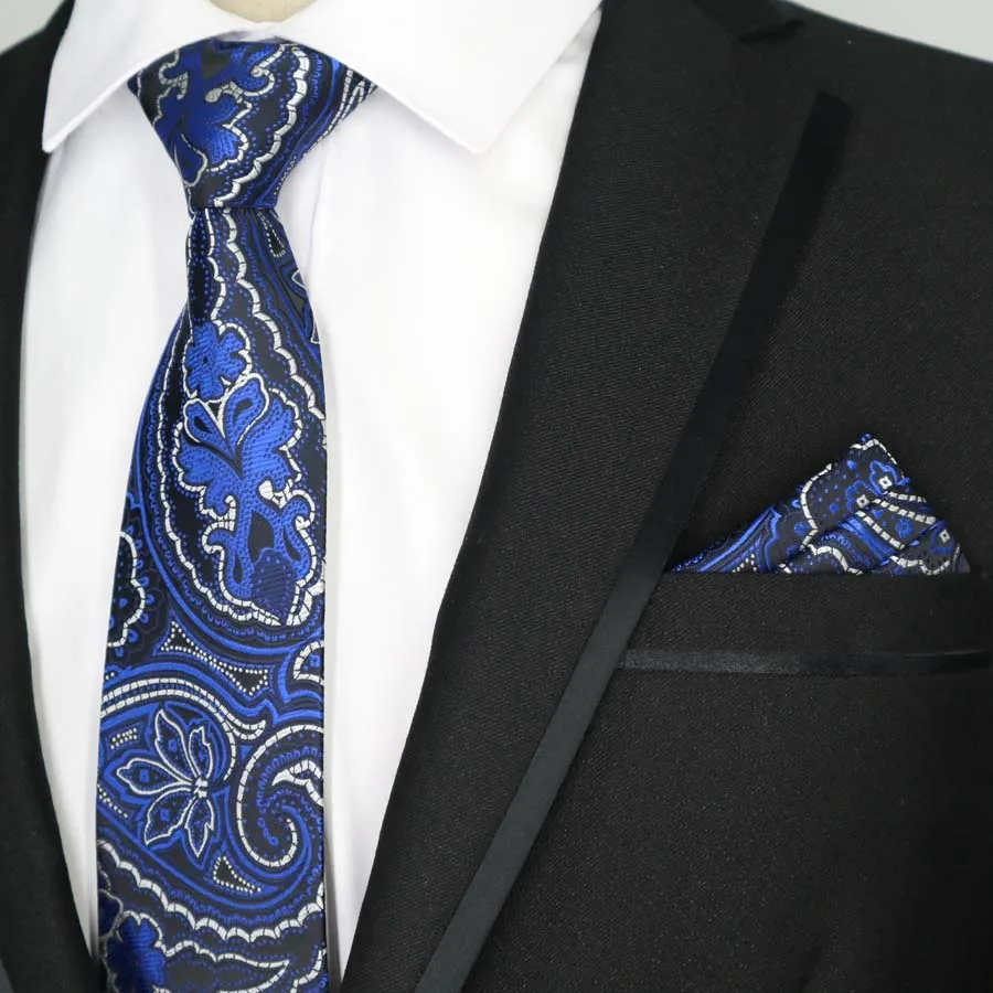 61 цвет, различные мужские галстуки, классические, полиэфирные, шелковые, вечерние, свадебные, цветочные галстуки в полоску комплекты носовых платков, карманные, квадратные Галстуки, набор - Цвет: T-176