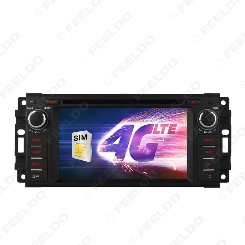 Flash Deal FEELDO 6.2" Android 6.0 (64bit) DDR3 2G/32G/4G LTE Octa Core Car DVD GPS Radio For Chrysler 300C Cirrus (07~10)/Sebring 07~12 1