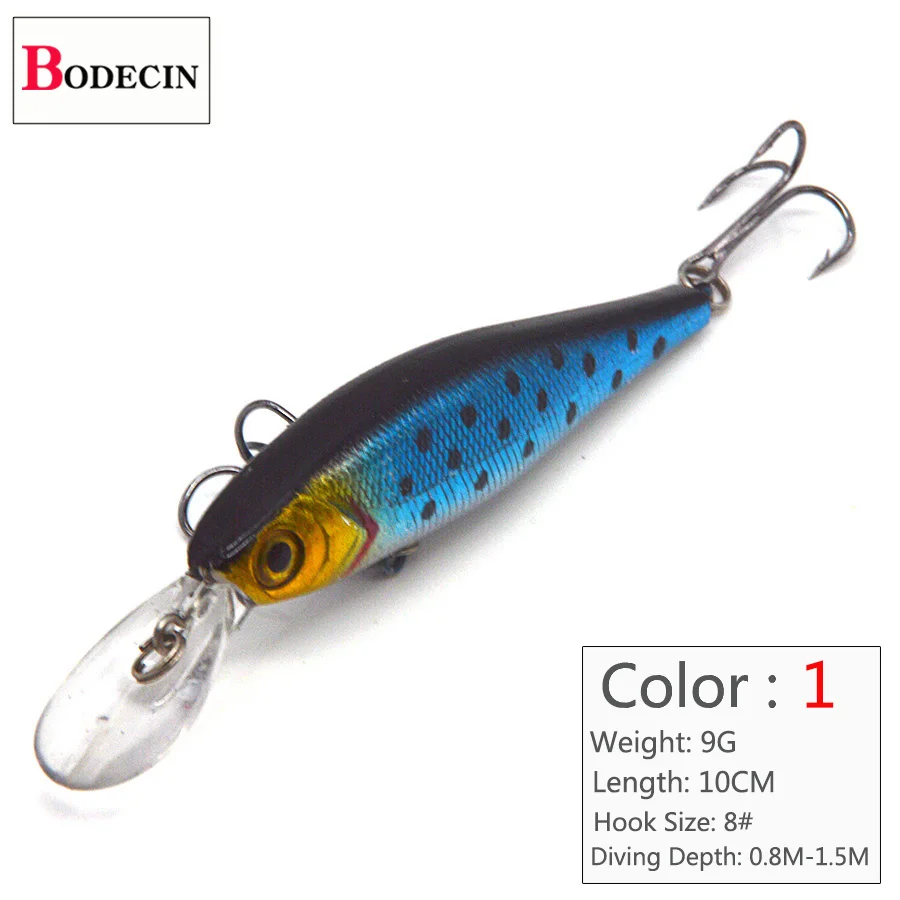 4PCS Minnow Sea Hard Artificial Lures Jerkbait Peche Wobblers For Fishing Bait With Hooks Lot Pike Trolling Swimbaits Fake Baits (1)