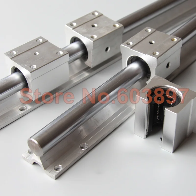 Cnc часть для Kossel Mini 2 шт. Sbr16 L 1500 мм линейные рельсы 4 Sbr16uu Motion|Линейные направляющие|