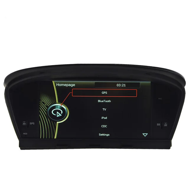 Perfect 8" Car DVD GPS player for BMW 5 series E60 E61 E63 E64 BMW M5 2003 2004 2005 2006 2007 2008 2009 2010 Original car is with AUX 2