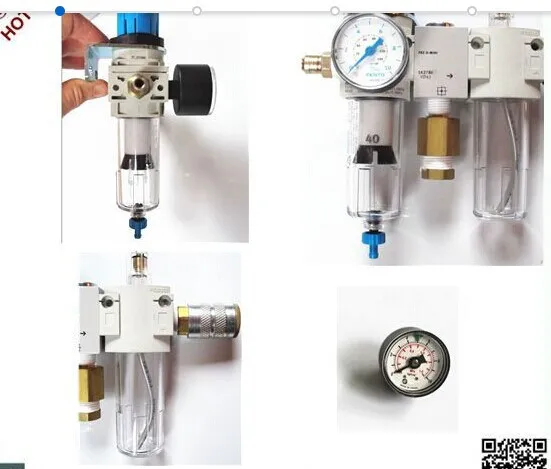 

Good Quality Free shipping Model :FRL-03 G3/8'' size Pneumatic air pressure regulator for automatica machinery