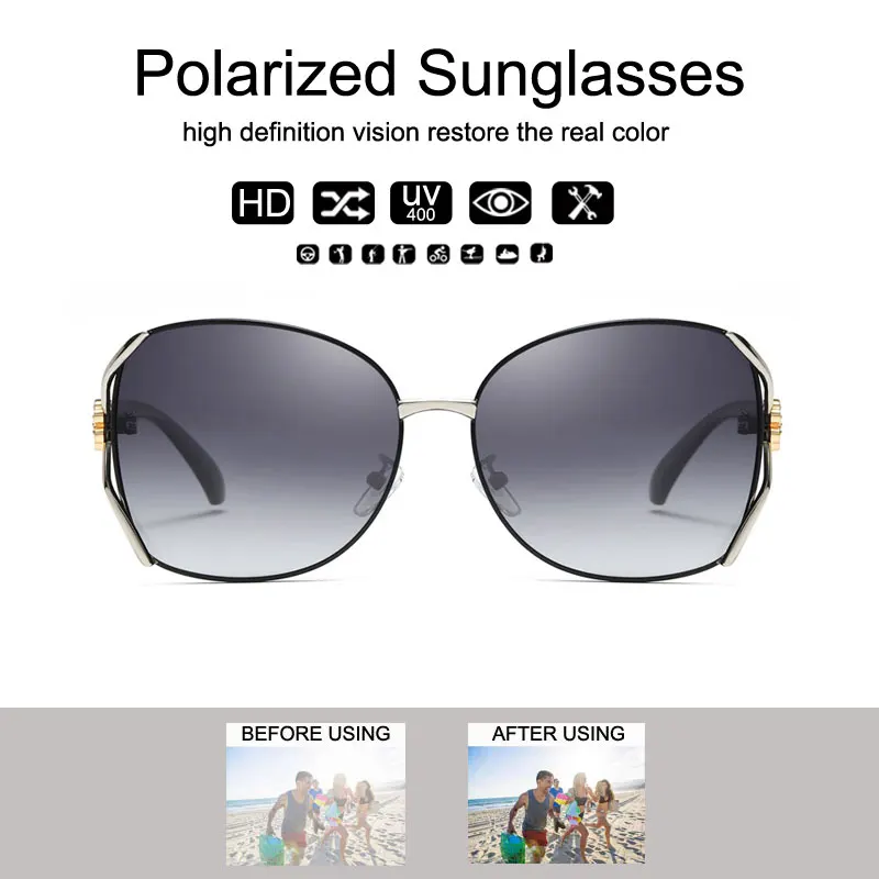 MYMARCH Sunglasses Women Fashion Metal Frame Classic Female Unisex Sun Glasses For Women Outdoor Eyewear UV400 Gafas de sol 2019