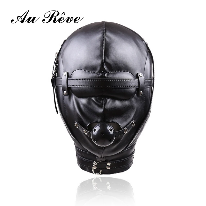VERY CRUEL LOCKABLE BONDAGE HOOD / GIMP MASK - Foto 4