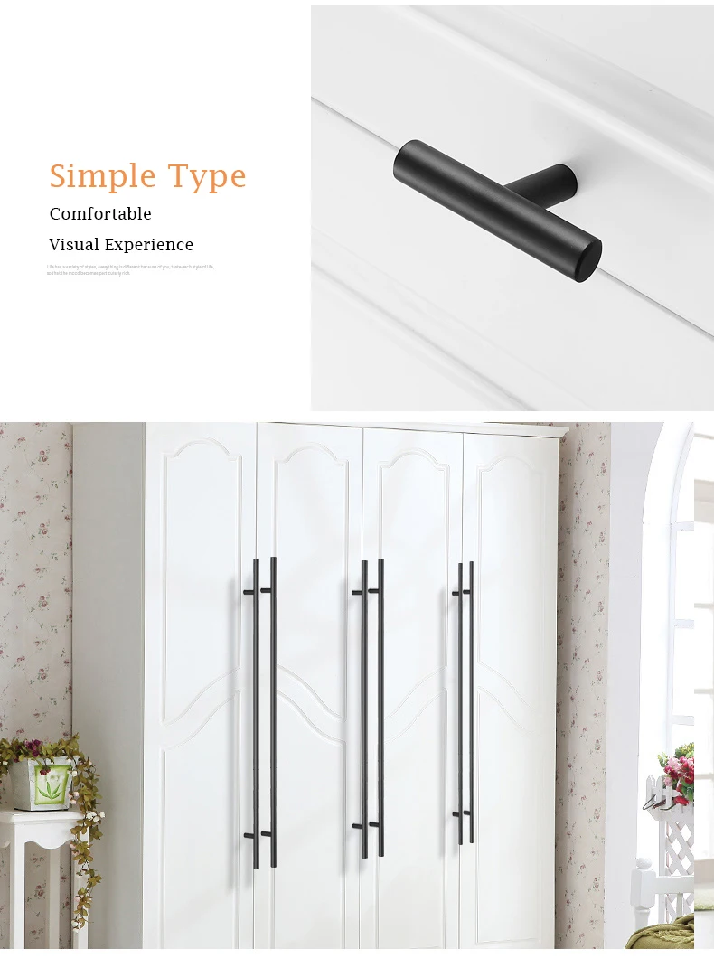 Stainless Steel Handles Kitchen Door Cabinet Pulls 11