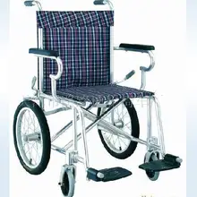 Скидка 10% Алюминий сплава коляске l6 складной инвалидной коляске портативный коляске