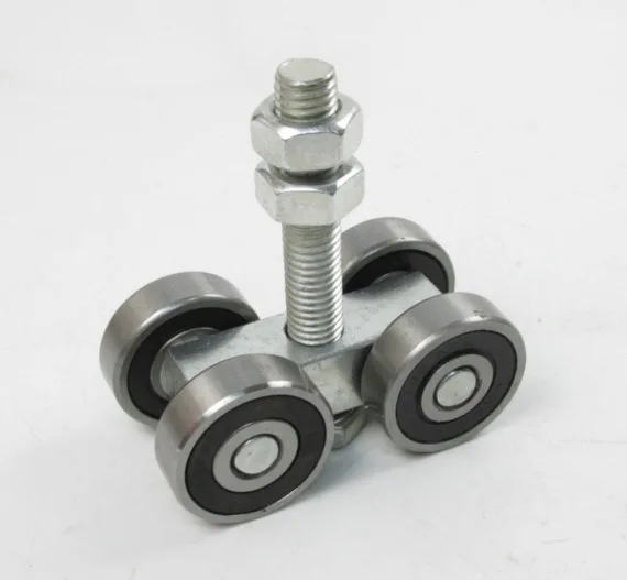 

2pcs/lot M12X80 heavy door hanging wheel pulley Rail suspension pulley