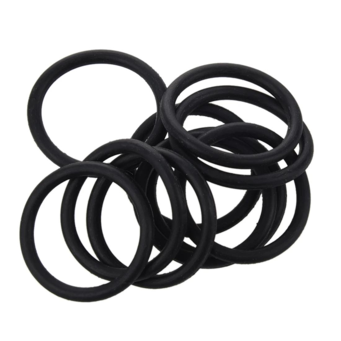 

Sealing ring / shaft seal / O-ring 20 x 2 mm, rubber, black, 10 pieces
