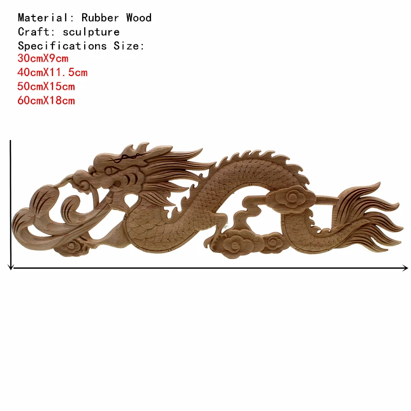 Runbazef китайская Цветочная наклейка с резьбой по дереву стиль резной уголок аппликация Декор Рамка Стены Двери декоративные фигурки