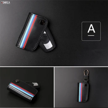 

Car Key Holder Top Layer Leather Wallet Key Bag Key Hot Sale Fashion Christmas Gift Cases for BMW X1 X3 X5 X6 E46 E90 F10 F30