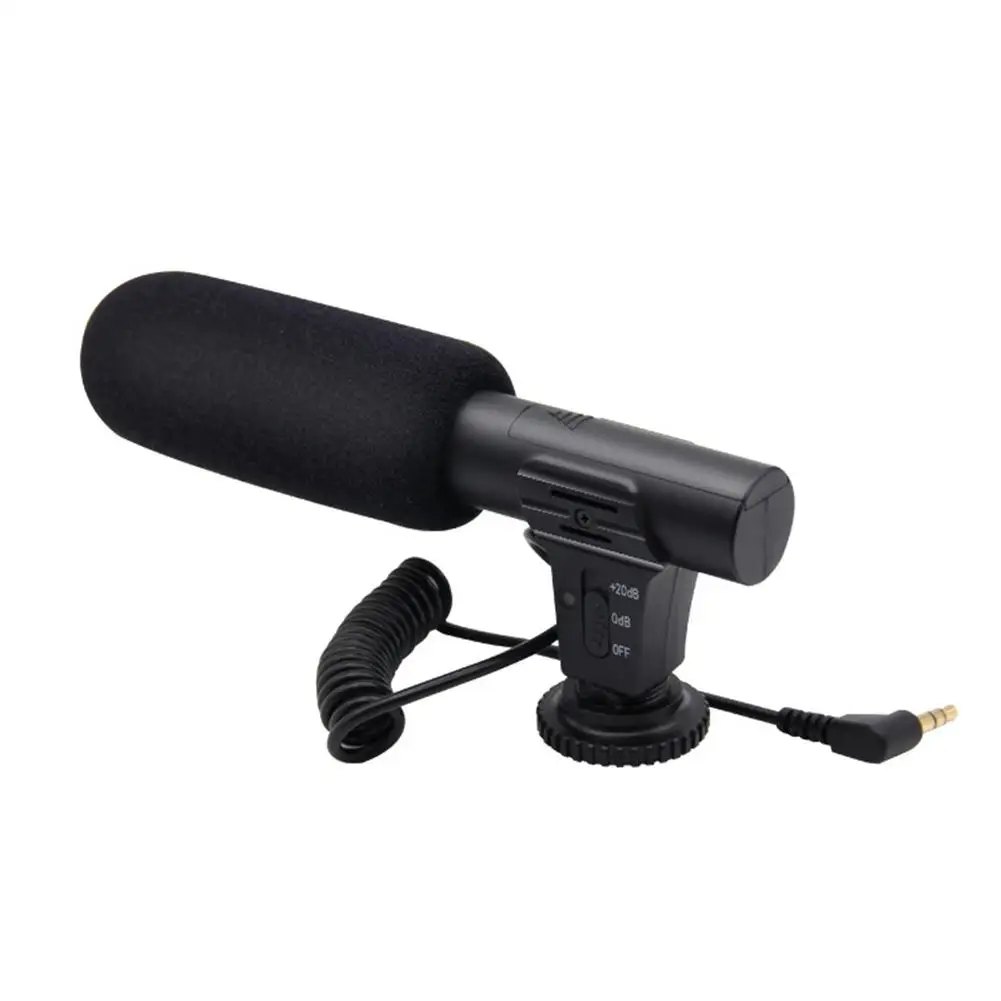 

Hot Photography Vlog Videotaping External Stereo Condenser Digital Camera Microphone