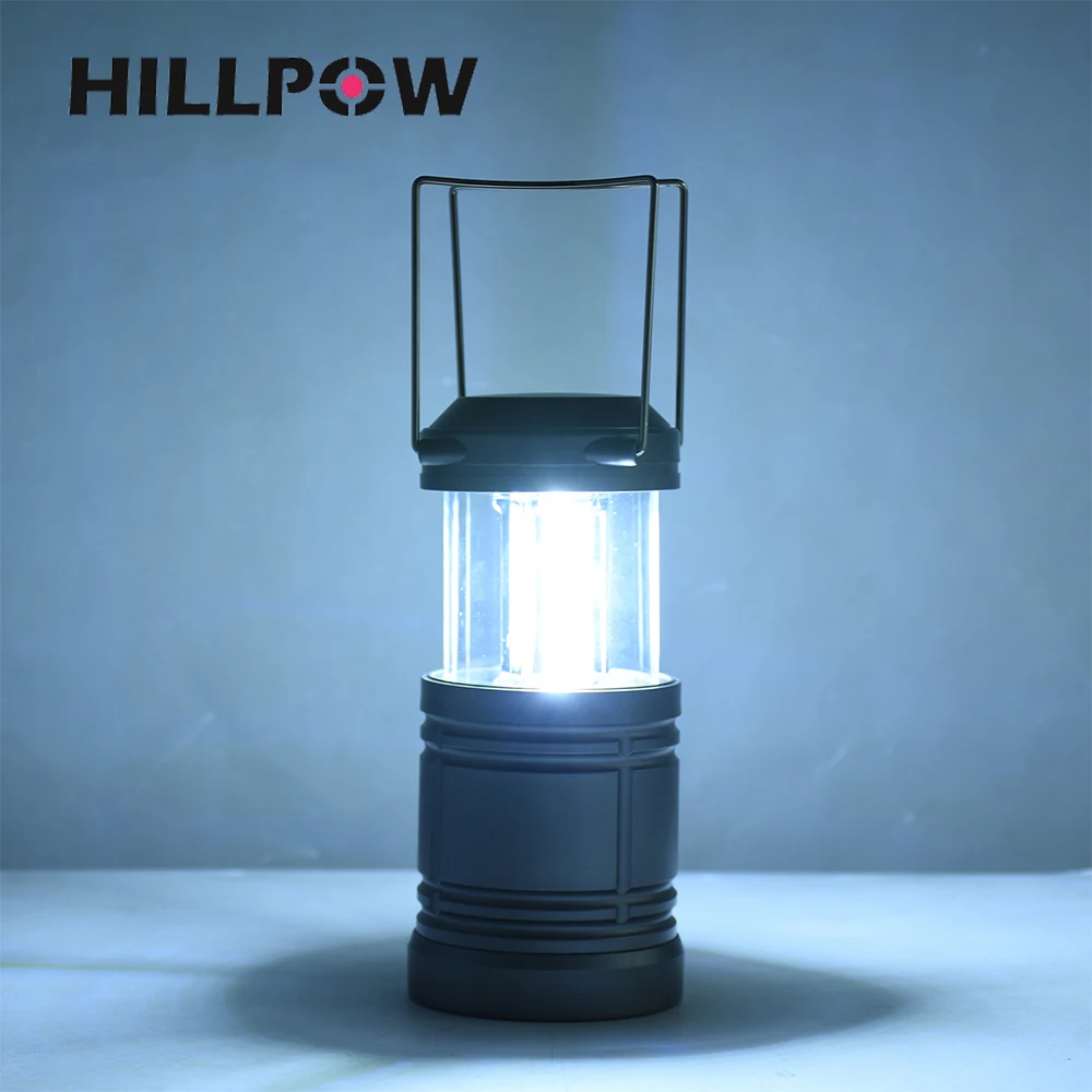 Hillpow Portable Rechargeable LED Camping Lantern Flashlights 4400mah