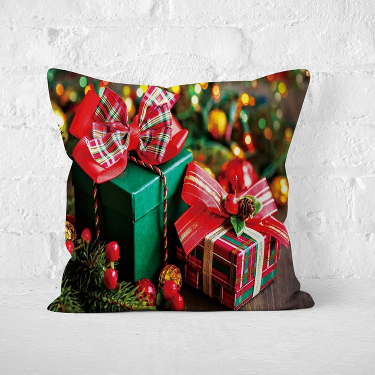 Christmas Decoration for Home Christmas Pillow Case New Year Decoration Santa Claus Plus Pillow Cover