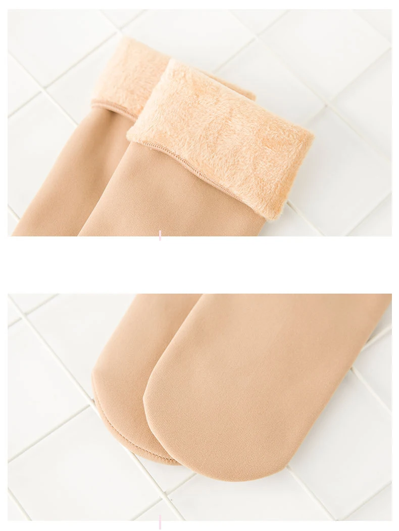 JUMEAUX/зимние плотные женские носки теплые бархатные однотонные короткие носки для женщин, зимние носки, ботинки носки-тапочки г