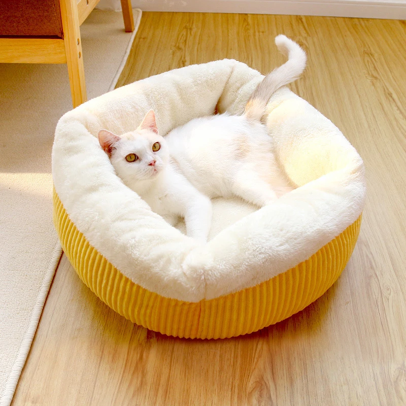 

JORMEL Deep Sleep Dog House Square Nest Autumn Winter Cat Mattress for Small Medium Dogs Warm Fleece Dog Kennel Puppy Mat Pet Be