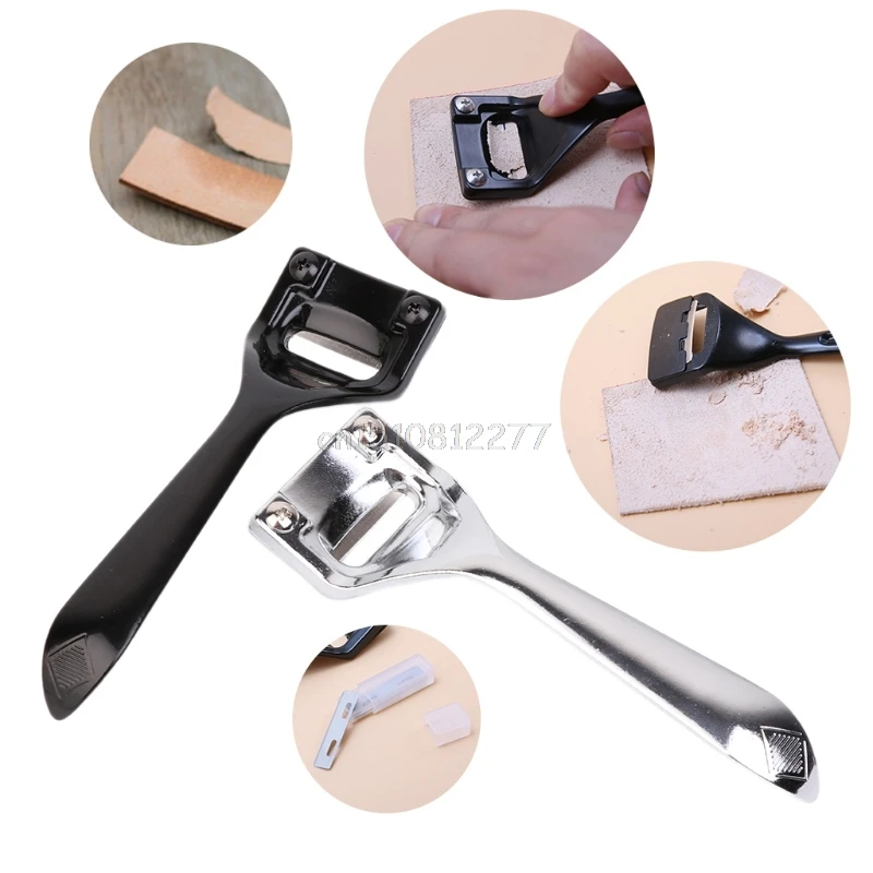 

DIY Handmade Leather Tool Stainless Steel Thinning Skiving Knife Trench Shovel #H0VH# Drop shipping