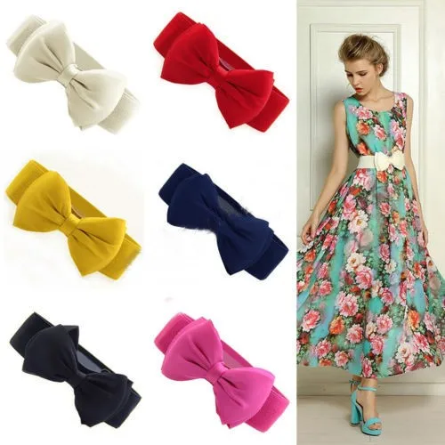 candy color bow belt (1)