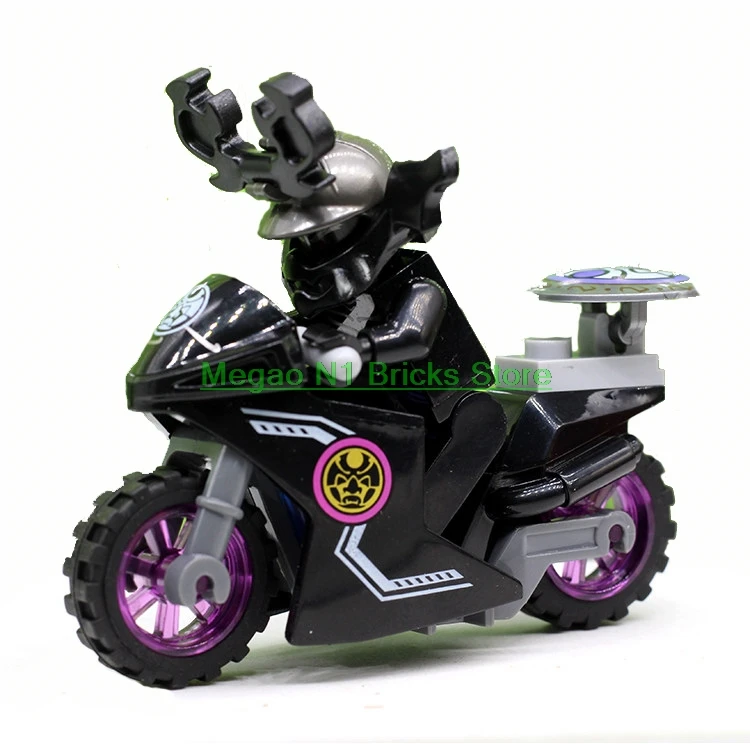Для мотоцикла ниндзя juguetes фигурки Kai Jay Zane Nya Lloyd Garmadon WU с оружием строительные