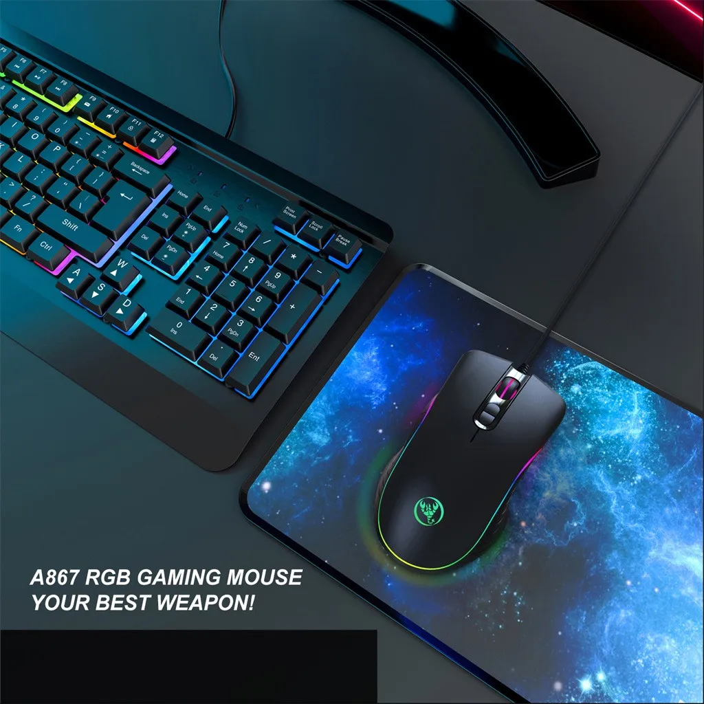 Gaming keyboard mouse combo