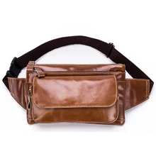 Модные мужские сумки из натуральной кожи на лямках, сумка через плечо из воловьей кожи, мягкая сумка через плечо, поясные сумки, сумка-кошелек