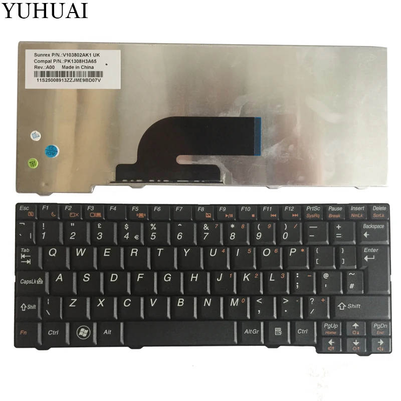 Новая английская клавиатура для ноутбука Lenovo S10-2 S11 20027 S10-3C S10-2C S10-3 Клавиатура