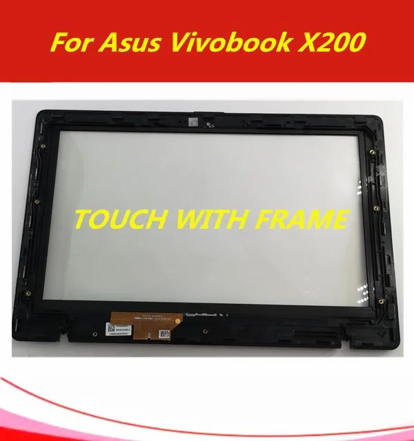 

11.6 inch For Asus Vivobook X200MA X200CA X200LA X200 Touch screen digitizer with frame glass sensor Replacement parts