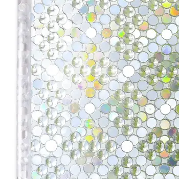 

3D Bubble Window Film Privacy Decorative Etched Stained Glass Rainbow Removable Self Adhesive Vinyl Glass Sticker Static Cling
