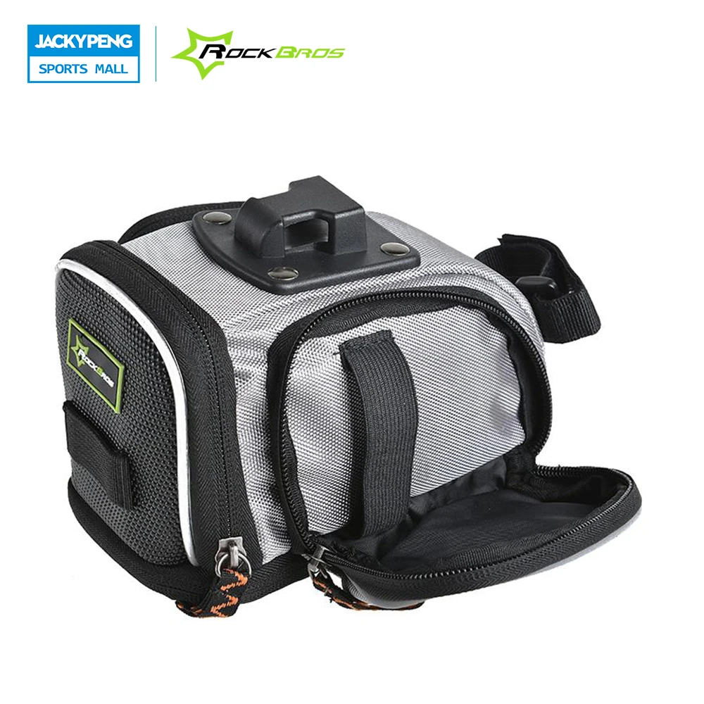 ROCKBROS Quk Release Cycling Bicycle Saddle Bags MTB Road Bike Seat Post Bag Under Seat Packs, 3