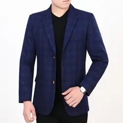 2019 Весна новое поступление мужская одежда пальто шерстяные деловые блейзеры с принтом блейзер в повседневном стиле мужские костюмы