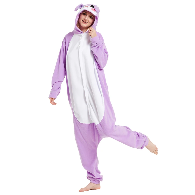 Kigurumi пижамы для взрослых Косплей Тигр собака слон Единорог Синяя Акула Onesie Lemur пижамы Домашняя одежда для вечеринок для женщин и мужчин