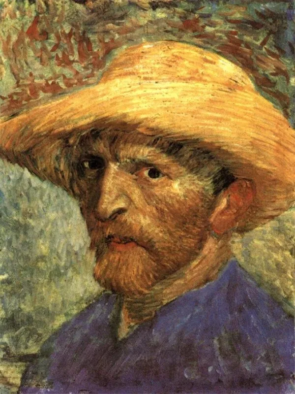 Handgeschilderde Van Gogh Olieverfschilderijen, Zelfportret Met Een  Strohoed Door Vincent Van Gogh Canvas Wall Art|van gogh oil painting|oil  paintingvan gogh - AliExpress
