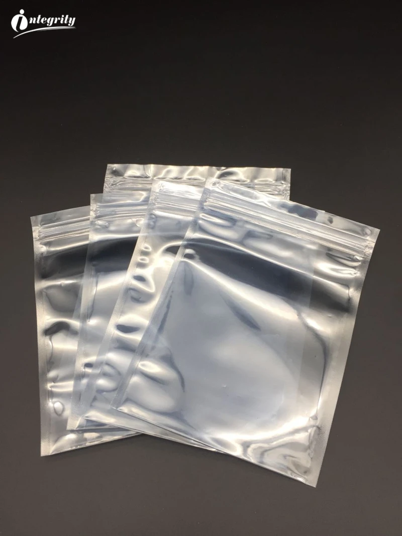 

INTEGRITY 15*20cm 1000pcs Anti static ESD Package zipper plastic bags Resealable Anti-Static Shielding Hard Drives Packaging Bag