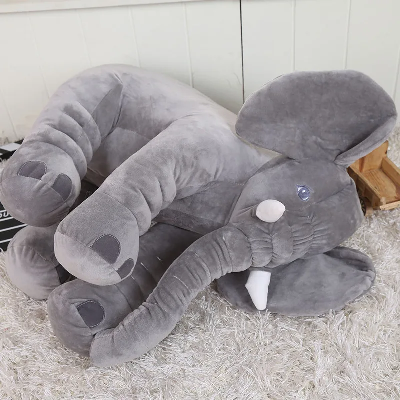 33 см/40 см/60 см большая плюшевая кукла-Слон, детская мягкая подушка для сна, милая мягкая подушка-Слон, Подарочная Рождественская кукла