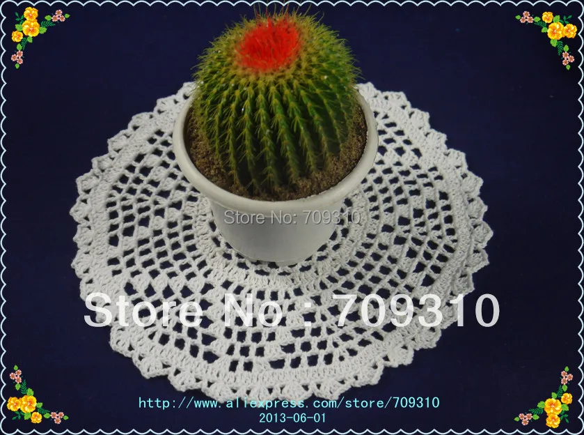 hand crochet doily 11 /"