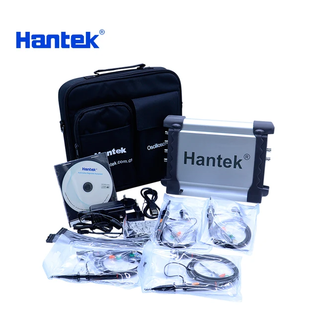 Best Quality HantekDSO3254A 1GSa/s USB Oscilloscopes 4 Channels 250Mhz PC Storage Signal generator 16 Channels Logic Analyzer Tester Waveform