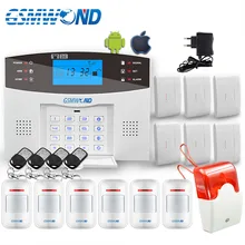 Удобная клавиатура M2B Беспроводная GSM сигнализация, ЖК-экран, для домашней охранной сигнализации, датчик детектор сигнализации