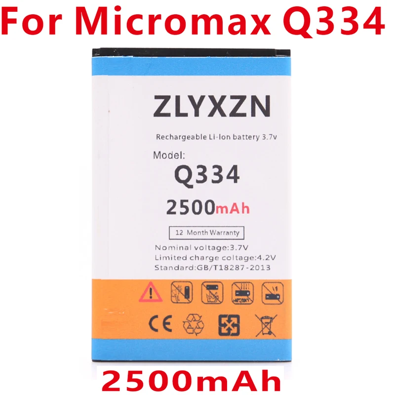 Q334 battery 100% New 2500mAh Battery for Micromax BQ Strike BQS 5020 BQS5020 BQS-5020 free shipping | Мобильные телефоны и