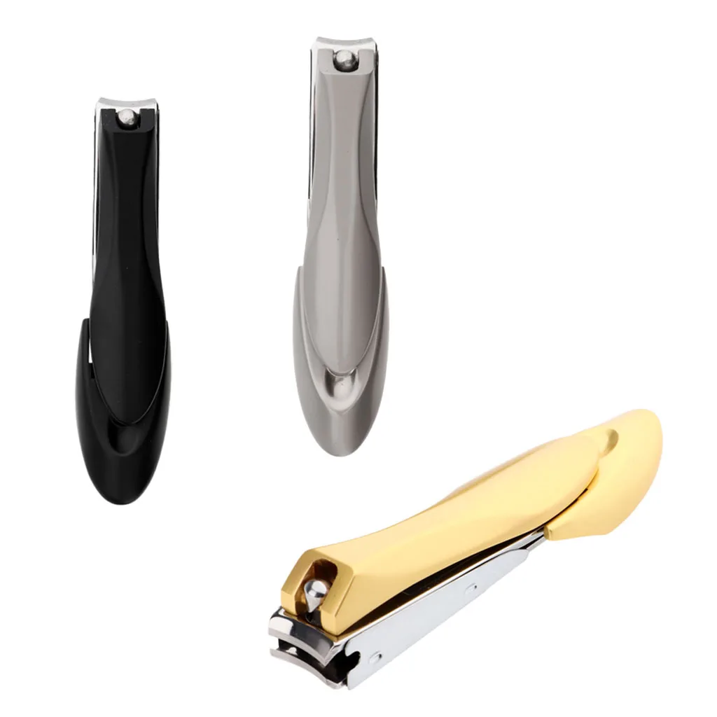 Stainless Steel Nail Clipper Cutter Manicure Pedicure Trimming Tool For Thick Nails Cuticle