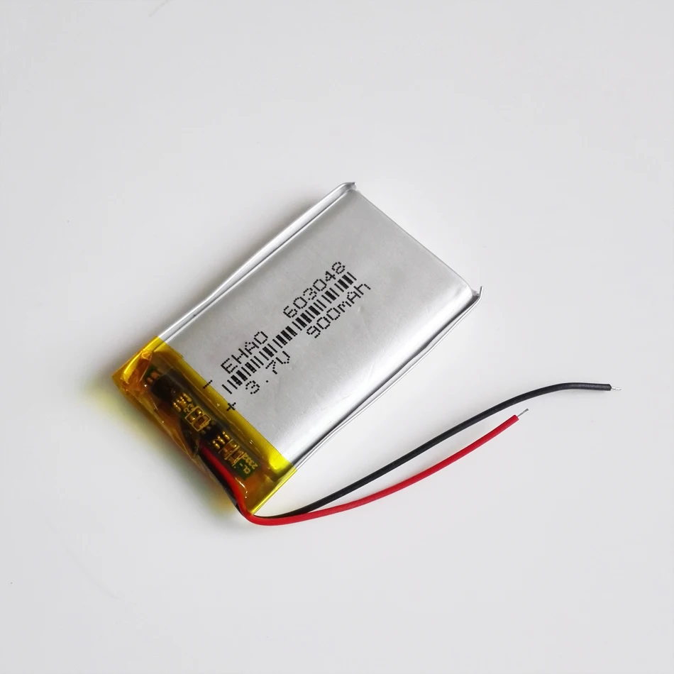 3,7 V 900 mAh литий-полимерная LiPo аккумуляторная батарея 603048 Li cells для Mp3 gps камера PAD DVD электронная книга bluetooth гарнитура