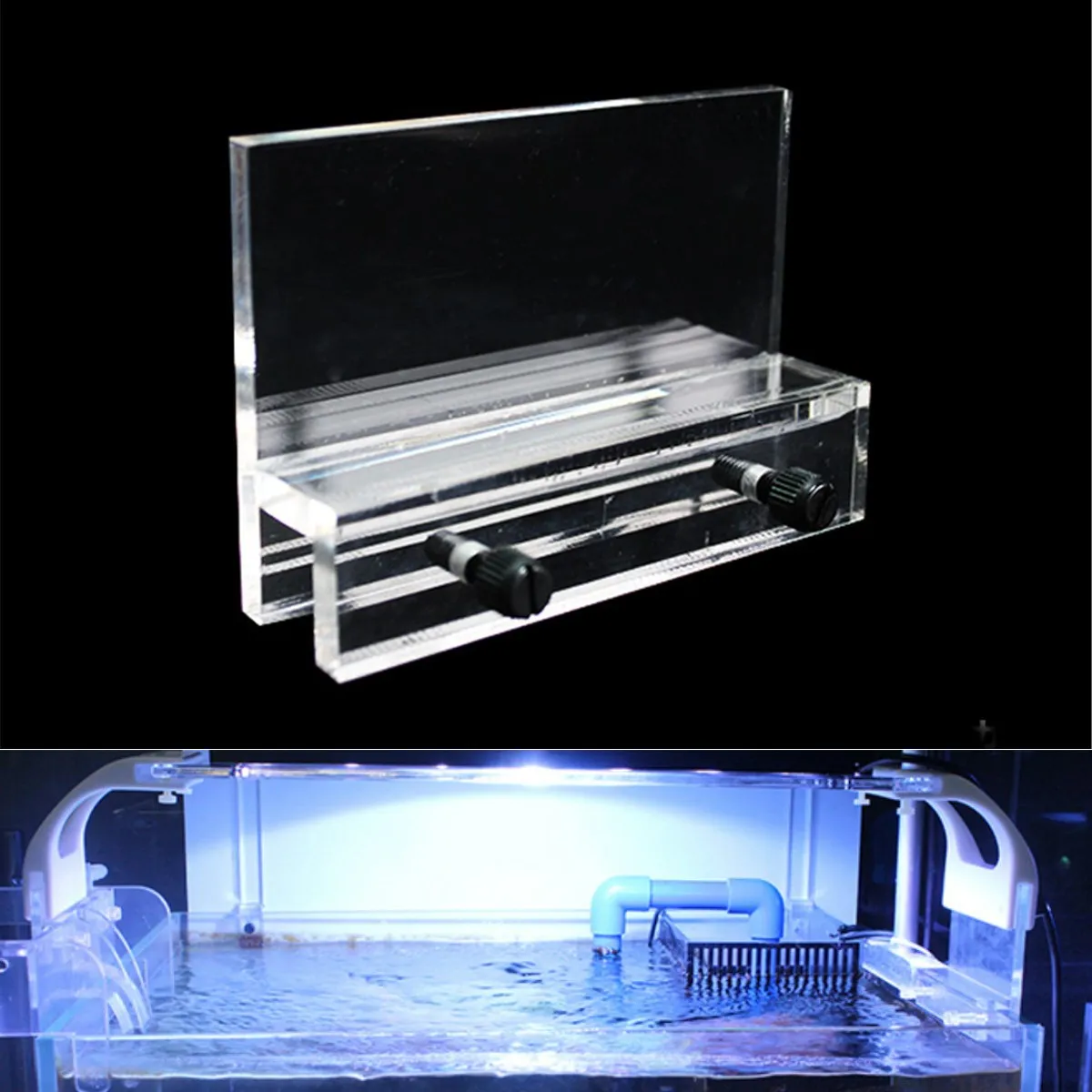 Acryl Aquarium Aquarium LED Licht Houder Lamp Armaturen ... Acryl Aquarium Aquarium LED Licht Houder Lamp Armaturen ...